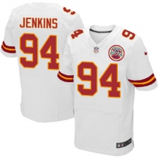 Men's Nike Kansas City Chiefs #94 Jarvis Jenkins White Vapor Untouchable Elite Player NFL Jersey