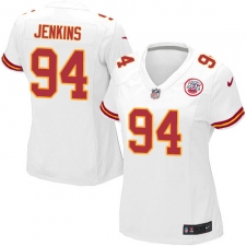 Women's Nike Kansas City Chiefs #94 Jarvis Jenkins Game White NFL Jersey