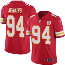 Youth Nike Kansas City Chiefs #94 Jarvis Jenkins Red Team Color Vapor Untouchable Limited Player NFL Jersey