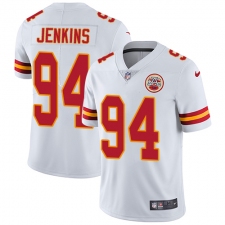 Youth Nike Kansas City Chiefs #94 Jarvis Jenkins White Vapor Untouchable Limited Player NFL Jersey