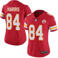 Women's Nike Kansas City Chiefs #84 Demetrius Harris Red Team Color Vapor Untouchable Limited Player NFL Jersey