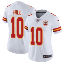 Women's Nike Kansas City Chiefs #10 Tyreek Hill White Vapor Untouchable Limited Player NFL Jersey