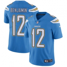 Youth Nike Los Angeles Chargers #12 Travis Benjamin Elite Electric Blue Alternate NFL Jersey