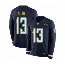 Youth Nike Los Angeles Chargers #13 Keenan Allen Limited Navy Blue Therma Long Sleeve NFL Jersey