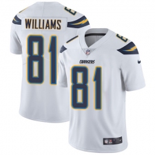 Youth Nike Los Angeles Chargers #81 Mike Williams White Vapor Untouchable Elite Player NFL Jersey