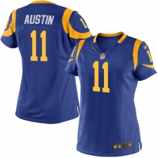 Women's Nike Los Angeles Rams #11 Tavon Austin Game Royal Blue Alternate NFL Jersey