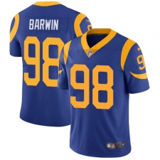 Men's Nike Los Angeles Rams #98 Connor Barwin Royal Blue Alternate Vapor Untouchable Limited Player NFL Jersey