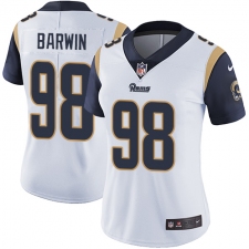 Women's Nike Los Angeles Rams #98 Connor Barwin Elite White NFL Jersey
