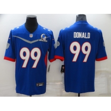 Men's Los Angeles Rams #99 Aaron Donald Nike Royal 2022 NFC Pro Bowl Limited Player Jersey