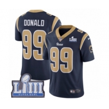 Youth Nike Los Angeles Rams #99 Aaron Donald Navy Blue Team Color Vapor Untouchable Limited Player Super Bowl LIII Bound NFL Jersey
