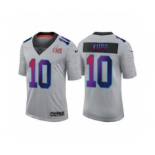 Men's Los Angeles Rams #10 Cooper Kupp Gray 2022 Super Bowl LVI Limited Stitched Jersey