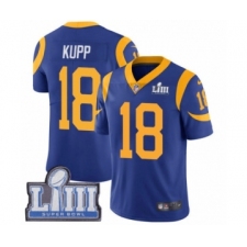 Men's Nike Los Angeles Rams #18 Cooper Kupp Royal Blue Alternate Vapor Untouchable Limited Player Super Bowl LIII Bound NFL Jersey