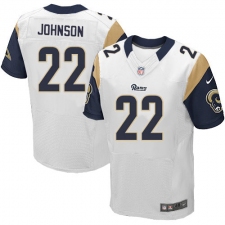 Men's Nike Los Angeles Rams #22 Trumaine Johnson White Vapor Untouchable Elite Player NFL Jersey