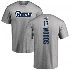 NFL Nike Los Angeles Rams #17 Robert Woods Ash Backer T-Shirt