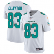 Youth Nike Miami Dolphins #83 Mark Clayton Elite White NFL Jersey