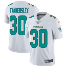 Youth Nike Miami Dolphins #30 Cordrea Tankersley Elite White NFL Jersey