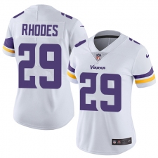 Women's Nike Minnesota Vikings #29 Xavier Rhodes White Vapor Untouchable Limited Player NFL Jersey