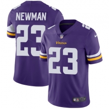 Youth Nike Minnesota Vikings #23 Terence Newman Purple Team Color Vapor Untouchable Limited Player NFL Jersey