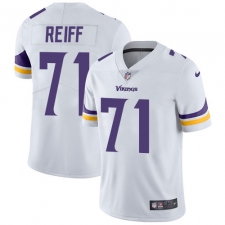 Youth Nike Minnesota Vikings #71 Riley Reiff White Vapor Untouchable Limited Player NFL Jersey