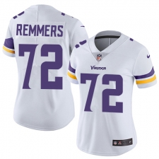 Women's Nike Minnesota Vikings #72 Mike Remmers White Vapor Untouchable Limited Player NFL Jersey