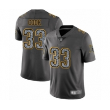 Men's Minnesota Vikings #33 Dalvin Cook Limited Gray Static Fashion Football Jersey
