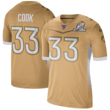 Men's Nike Minnesota Vikings #33 Dalvin Cook 2020 NFC Pro Bowl Game Jersey Gold