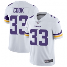 Youth Nike Minnesota Vikings #33 Dalvin Cook White Vapor Untouchable Limited Player NFL Jersey
