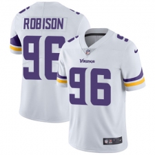 Youth Nike Minnesota Vikings #96 Brian Robison White Vapor Untouchable Limited Player NFL Jersey