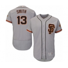 Men's San Francisco Giants #13 Will Smith Grey Alternate Flex Base Authentic Collection Baseball Jersey