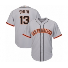 Men's San Francisco Giants #13 Will Smith Replica Grey Road Cool Base Baseball Jersey