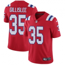 Men's Nike New England Patriots #35 Mike Gillislee Red Alternate Vapor Untouchable Limited Player NFL Jersey