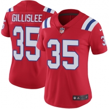Women's Nike New England Patriots #35 Mike Gillislee Red Alternate Vapor Untouchable Limited Player NFL Jersey