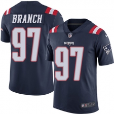 Youth Nike New England Patriots #97 Alan Branch Limited Navy Blue Rush Vapor Untouchable NFL Jersey