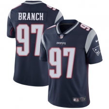 Youth Nike New England Patriots #97 Alan Branch Navy Blue Team Color Vapor Untouchable Limited Player NFL Jersey
