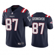 Nike New England Patriots #87 Rob Gronkowski Men's Navy 2020 Vapor Limited Jersey