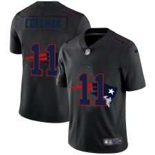 Men's New England Patriots #11 Julian Edelman Black Nike Black Shadow Edition Limited Jersey