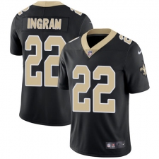 Youth Nike New Orleans Saints #22 Mark Ingram Black Team Color Vapor Untouchable Limited Player NFL Jersey
