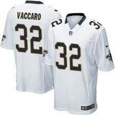 Men's Nike New Orleans Saints #32 Kenny Vaccaro Game White NFL Jersey