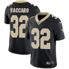 Youth Nike New Orleans Saints #32 Kenny Vaccaro Black Team Color Vapor Untouchable Limited Player NFL Jersey