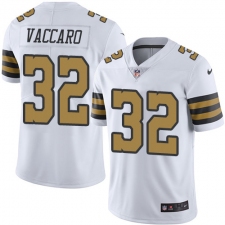 Youth Nike New Orleans Saints #32 Kenny Vaccaro Limited White Rush Vapor Untouchable NFL Jersey