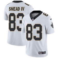 Youth Nike New Orleans Saints #83 Willie Snead White Vapor Untouchable Limited Player NFL Jersey