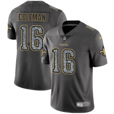 Youth Nike New Orleans Saints #16 Brandon Coleman Gray Static Vapor Untouchable Limited NFL Jersey