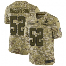 Youth Nike New Orleans Saints #52 Craig Robertson Limited Camo 2018 Salute to Service NFL Jersey