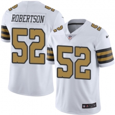 Youth Nike New Orleans Saints #52 Craig Robertson Limited White Rush Vapor Untouchable NFL Jersey