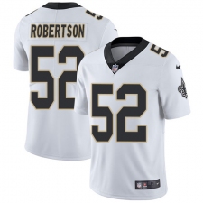 Youth Nike New Orleans Saints #52 Craig Robertson White Vapor Untouchable Limited Player NFL Jersey