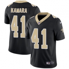 Men's Nike New Orleans Saints #41 Alvin Kamara Black Team Color Vapor Untouchable Limited Player NFL Jersey