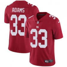 Youth Nike New York Giants #33 Andrew Adams Elite Red Alternate NFL Jersey