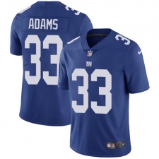 Youth Nike New York Giants #33 Andrew Adams Royal Blue Team Color Vapor Untouchable Limited Player NFL Jersey