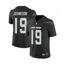 Men's New York Jets #19 Keyshawn Johnson Black Alternate Vapor Untouchable Limited Player Football Jersey