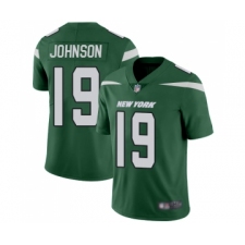 Youth New York Jets #19 Keyshawn Johnson Green Team Color Vapor Untouchable Limited Player Football Jersey